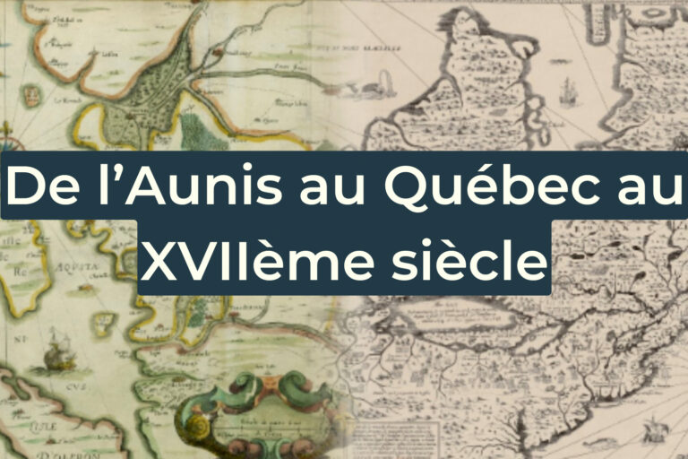 26/03/2026 – De l’Aunis au Québec…