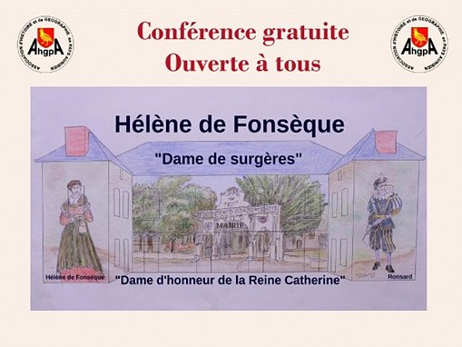 Samedi 9/05- Conférence
